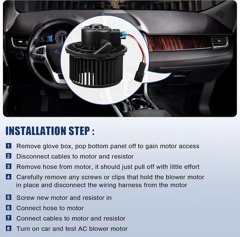 700164 AC Blower Motor Fits for 2007 2008 2009 2010 2011 2012 2013 2014 Chevrolet Tahoe Silverado 1500 2500 Avalanche Suburban GMC Yukon Sierra Cadillac Escalade HVAC Heater Blower Motor 22741027 in Saudi Arabia