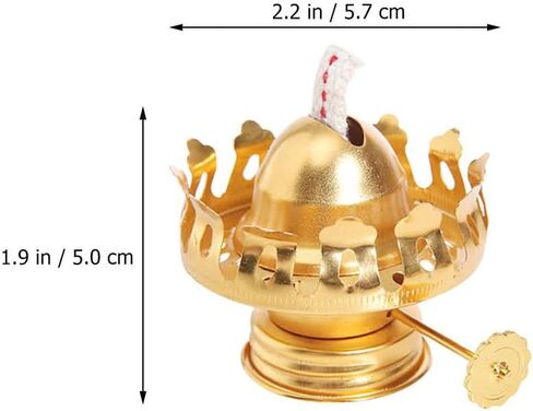 Oil Lamp Replacement Burner 2pcs Wick Oil Kerosene Lamp Chimney Holder Oil Lamp Replacement Part for Hurricane Lamps Vintage Kerosene Lamp in Saudi Arabia