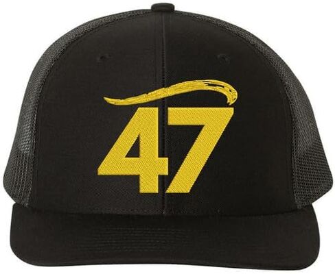 الجيش الكون 47 الذهب التطريز ترامب الشعر سائق شاحنة قبعة الجمهوريين أنصار شبكة Snapback البيسبول قبعة الكبار in Saudi Arabia
