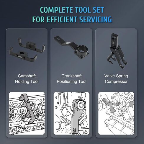 Orion Motor Tech Camshaft Holding Tool Kit for Ford Econoline V8/V10, 2pc Camshaft Locking Tools, Engine Cam Alignment Timing Tools, Cam Holder Set Compatible with Ford F Series Econoline Expedition in Saudi Arabia