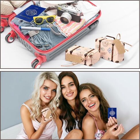 6 مجموعة DIY مفاجأة صغيرة خمر حقيبة صالح الطرف مربع التظاهر الولايات المتحدة الأمريكية جواز السفر بطاقة العلامة وبطاقة الصفر هدية مجموعة لعيد الميلاد عيد الحب عطلة عيد ميلاد الأسرة السفر الذكرى in Saudi Arabia