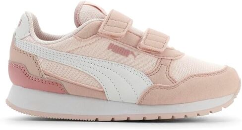 حذاء رياضي شبكي للفتيات من PUMA Kids Girls St Runner V4 كاجوال - وردي - مقاس 11.5 M in Saudi Arabia