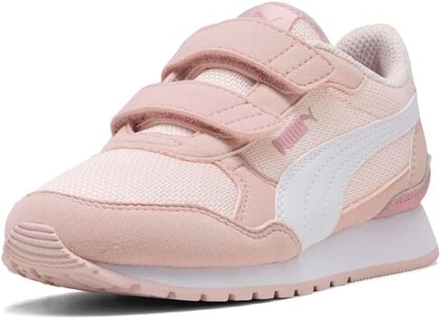 حذاء رياضي شبكي للفتيات من PUMA Kids Girls St Runner V4 كاجوال - وردي - مقاس 11.5 M in Saudi Arabia