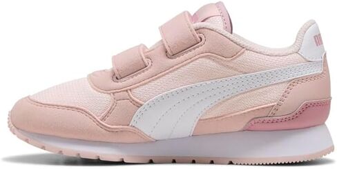 حذاء رياضي شبكي للفتيات من PUMA Kids Girls St Runner V4 كاجوال - وردي - مقاس 11.5 M in Saudi Arabia