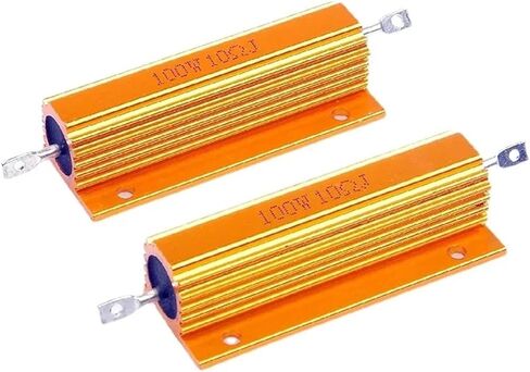 Aluminum Power Metal Shell Case Wirewound Resistor 50W 100W 0.01R~100K 1 3 4 6 8 10 20 200 500 1K 10K Ohm RX24 Resistance(50W-30 Ohm) in Saudi Arabia