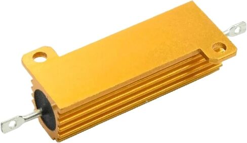 Aluminum Power Metal Shell Case Wirewound Resistor 50W 100W 0.01R~100K 1 3 4 6 8 10 20 200 500 1K 10K Ohm RX24 Resistance(50W-30 Ohm) in Saudi Arabia