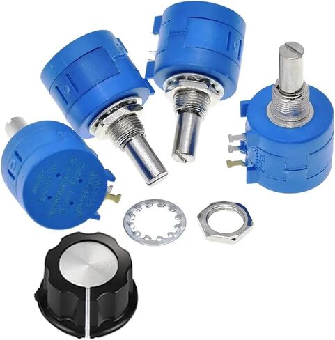 1pcs 3590S Multiturn Potentiometer 500 1K 2K 5K 10K 20K 50K 100K ohm Potentiometer Adjustable Resistor 3590 102 202 502 103 in Saudi Arabia