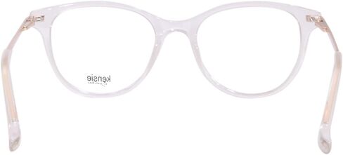 kensie Haute Eyeglasses Women's Crystal Clear Full Rim Round Shape 49mm in Saudi Arabia