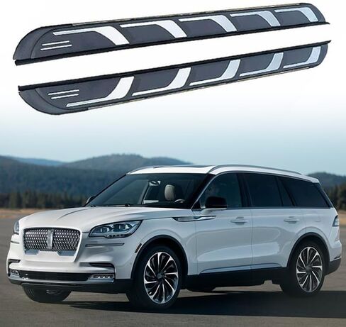 2pc Fixed Running Board Side Step Nerf Bar for Lincoln Aviator 2020-2025. in Saudi Arabia