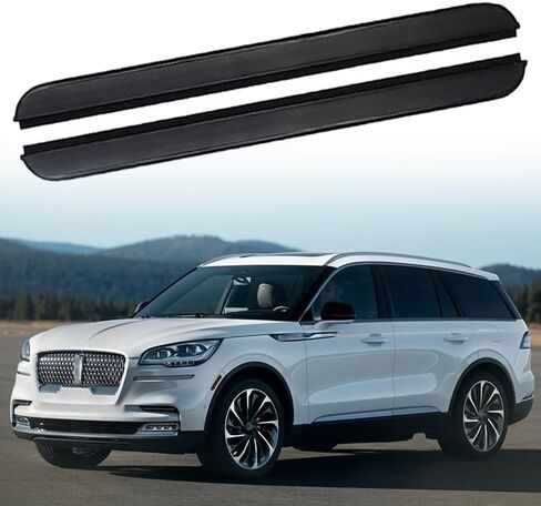 2 قطعة لوحة تشغيل ثابتة ذات خطوة جانبية Nerf Bar لسيارة Lincoln Aviator 2020-2025. in Saudi Arabia