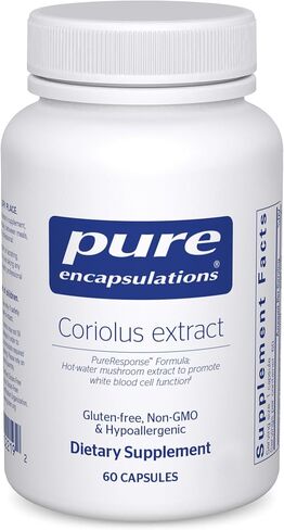 Pure Encapsulations Coriolus Extract | Promotes White Blood Cell Function* | 60 Capsules in Saudi Arabia