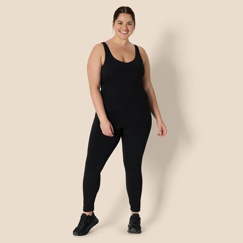 بذلة طماق نسائية من Amazon Essentials Active Formflex ناعمة قطعة واحدة كاملة الطول مع حمالة صدر مدمجة in Saudi Arabia