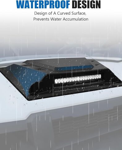 غطاء محرك السيارة الرياضي UTV مع كشاف LED لـ Kawasaki Mule Pro، غطاء غطاء أمامي أسود مع مجموعة إضاءة مساعدة لملحقات Kawasaki Mule Pro FXT DXT DX FX 2015-2025 in Kuwait
