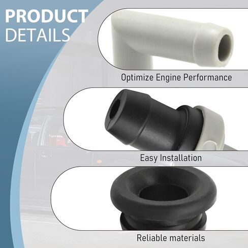 045-0262 PCV Valve and 039-6468 PCV Valve Grommet, Replacement for Honda Replacement for Acura Replacement for Toyota 1987-2003, Replaces 17130-PK1-003 17139-PK1-000 in Saudi Arabia