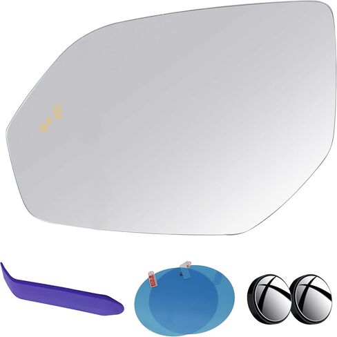 EAP Driver Side Mirror Glass Compatible with Volkswagen Atlas 2018-2025, Atlas Cross Sport 2020-2025, Heated with Blind Spot, 3CN857521L 3CN857521C VW1324109 in Saudi Arabia