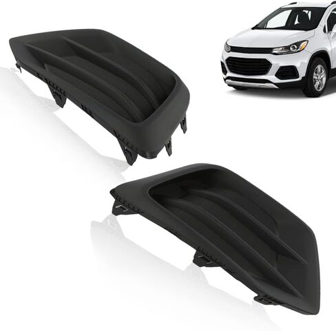 G-PLUS Fog Light Cover Driver and Passenger Side Compatible with Chevy Trax 2017 2018 2019 2020 2021 2022 Front Bumper Fog Lamp Cover 42537708 GM1039226 42537707 GM1038226 in Saudi Arabia
