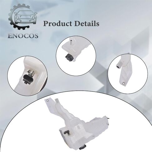DR104004 Coolant Reservoir Tank w/Cap Compatible with 2017-2024 K’-enworth T680 & T880, Replace# 603-5570 Heavy Duty Pressurized Engine Coolant Overflow Recovery Reservoir Tank in Saudi Arabia