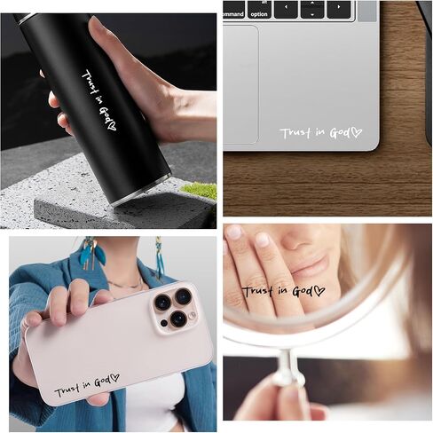 ملصق مرآة آمن I Love You Drive من الفينيل، ملصقات وشارات من الفينيل لمرآة الرؤية الخلفية مع 4 قطع من معطر هواء السيارة الورقي المعلق، وإكسسوارات المرآة والديكور للنساء والرجال in Kuwait