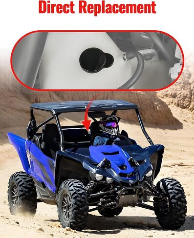 غطاء مبرد لـ YXZ 1000R، غطاء خزان تدفق سائل التبريد لـ Yamaha YXZ1000R Wolverine X2 X4 RMAX Viking VI، استبدال #1AA-21815-00-00 in Saudi Arabia
