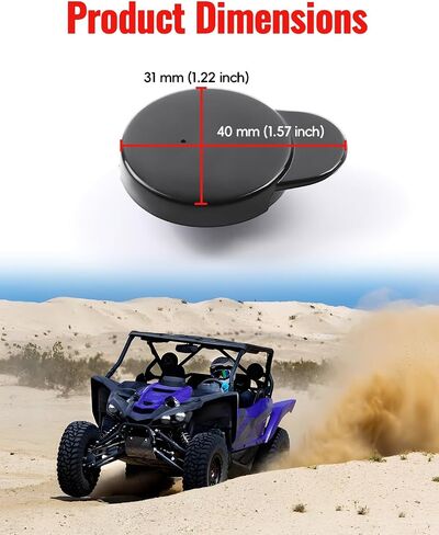 غطاء مبرد لـ YXZ 1000R، غطاء خزان تدفق سائل التبريد لـ Yamaha YXZ1000R Wolverine X2 X4 RMAX Viking VI، استبدال #1AA-21815-00-00 in Saudi Arabia