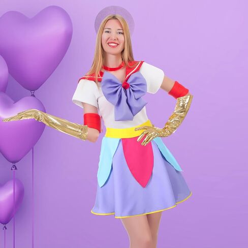 3 Pcs Halloween Princess Beauty Movie Costume Castle Steward Costume Accessories Set Apron Beret Hat with Gloves for Women Cosplay Party in Saudi Arabia