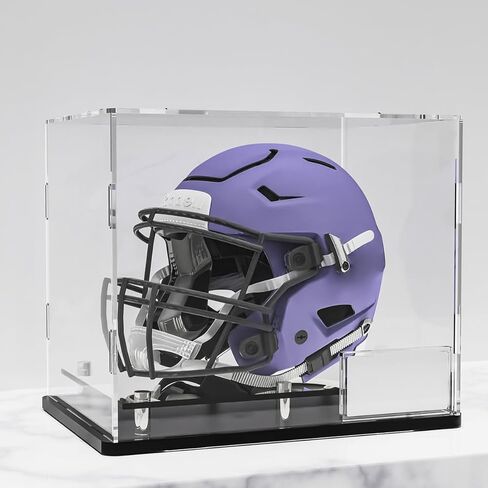 Basketball Full Size Acrylic Display Case,Stand and Mirror Panel,Soccer Ball Volleyball Clear Display Boxes,Dustproof Protection Showcase. in Saudi Arabia