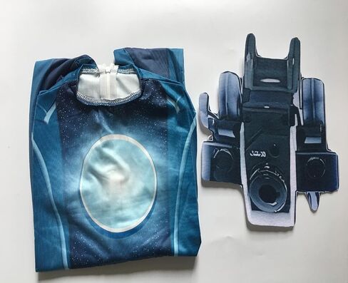 TV Camera Costume for Kids TV Man Camera Man Jumpsuit Cosplay Video Game Costumes Halloween Clothing(8-9Y/140CM,TVH2) in Saudi Arabia