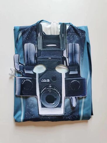 TV Camera Costume for Kids TV Man Camera Man Jumpsuit Cosplay Video Game Costumes Halloween Clothing(8-9Y/140CM,TVH2) in Saudi Arabia