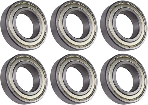 (6 Each) 6006-ZZ, 6006-2Z, 9106KDD for SpinCo Shielded Radial Ball Bearing 30X55X13 in Saudi Arabia