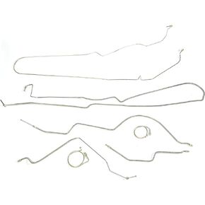 Omix-Ada | 16737.50 | Brake Line Kit, Full, Disc Brakes, Steel | Fits 1987-1995 Jeep Wrangler YJ
