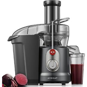 Juicer Machines, 1300W Peak Power Centrifugal Juice Extractor Machine with 3.2" Wide Mouth for Whole Fruits and Vegetables, 2-Speed Fruit Juicer, High Juice Yield, Easy to Clean, BPA-Free