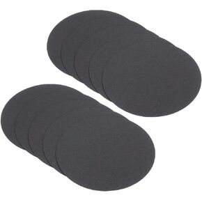 PATIKIL 2-inch Round Cardboard Paper, 50 Pcs Blank Disc Circles Slices for Party Decorations DIY Craft Arts Drawing Painting Writing, Black