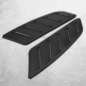 Air Vent Decorations, 2Pcs Car Auto Modification Hood Bonnet Vent Cover fit for Ford Mustang 2015-2017