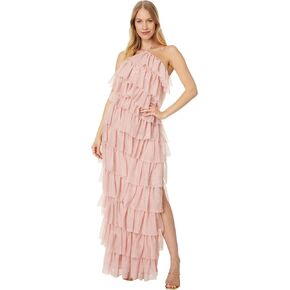 Betsy & Adam Men's Long Mesh Multi Tier Tie Neck
