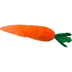 Pet Lou 00499 Carrot Shaped Dog Toy, 15-inches, Orange