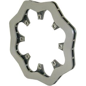 Wilwood 160-8135 .810" X 11.75" Scalloped Straight Vane 8 Bolt Brake Rotor