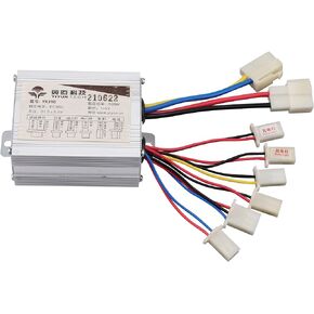 GOOFIT Motorcycle Speed Controller 36V 500W Replacement for Electrical Scooter Tricycle Brush E-Bike Bicycle