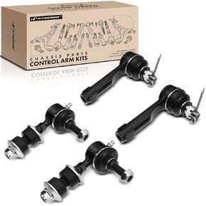 A-Premium Set of 4, Front Sway Bar Link, Outer Tie Rod End, Compatible with Nissan Sentra 1986-2006, 200SX 1995-1998, Pulsar NX 1987-1990