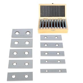 10Pcs 1/8 Accuracy Parallel Block Set, 3 x 1/8 .0002 Parallelism Gage Blocks