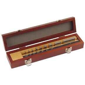 Mitutoyo-516-935-26 Steel Rectangular Micrometer Inspection Gage Block Set, ASME Grade AS-1, 0.0625 - 2.0" Length (9 Blocks)