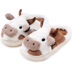 Cow Slippers Toddler Slippers Kids Slippers Boys Girls Soft Non-Slip slippers Memory Foam Toddler House Shoes Kawaii Bedroom Pillow Cloud Slippers for kids