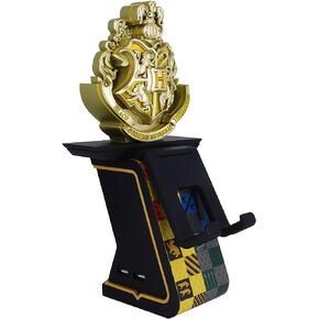 Exquisite Gaming Cable Guys LED Ikons: Harry Potter Hogwarts Crest - Charging Phone & Controller Holder - Light Up Gaming Controller / Mobile Phone / Device Charging Holder, Includes 4' Charging Cable