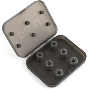 Linsoul DUNU S&S Silicone Eartips S/M/L (3pairs) for Nozzle Diameter from 4mm-5.5mm for Stage Studio, for KZ ZS10 Pro, 7HZ Zero, Orchestra Lite, TANGZU Wan'er S.G IEM (M - 3 Pairs)
