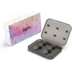 HiFiGo DUNU S&S (المسرح والاستوديو) أطراف أذن من السيليكون لفوهة أو 4.0 مم - 6 مم، أطراف أذن بديلة لسماعات الأذن اللاسلكية، سماعات داخل الأذن (XL (3 أزواج))