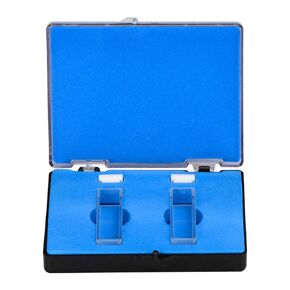 StonyLab 2-Pack Quartz Cuvette, Spectrophotometer Cuvettes 10mm Path Length, 45mm Height, 3.5ml Capacity