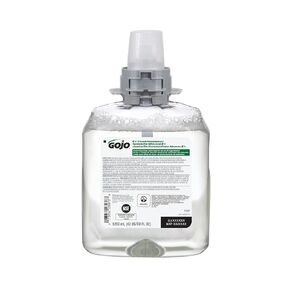Gojo E1 Foam Handwash, Fragrance Free, 1250 mL Handwash Refill FMX-12 Push-Style Hand Soap Dispenser (Pack of 4) - 5167-04