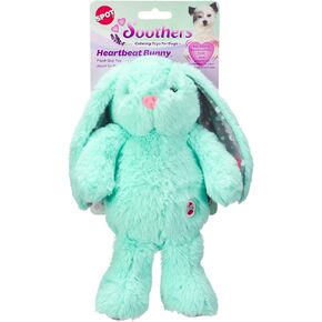 SPOT Soothers Heartbeat Bunny- Calming Toy for Dogs with Heartbeat Pulse, Separation Anxiety Relief and Behavioral Training Aid for Puppy Calming, 12in