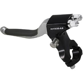 Synchronous Brake Lever Black/Chrome for Double Bicycle Brake Cables with Cantilever & Caliper Brakes