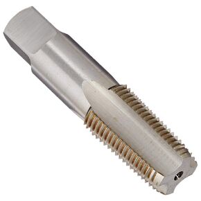 Drill America 1/8"-27 High Speed Steel 4 Flute Pipe Tap (Pack of 1), T/A Series