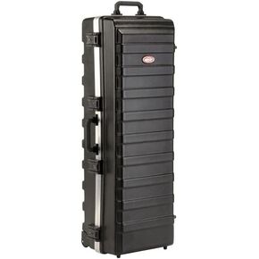 SKB ATA Large Stand Case (48 x 16-1/4 x 13) with Wheels & Straps, TSA Latches, Over-molded Handle